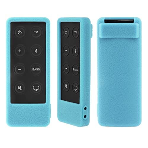 CHUNGHOP Protective Silicone Remote Case Compatible with Bose Solo 5 10 15 Series ii TV, for Bose Solo Cinemate Series II IIGS 1SR 10 & 15 Remote Anti-Slip, Shockproof(Glow in Dark Blue)