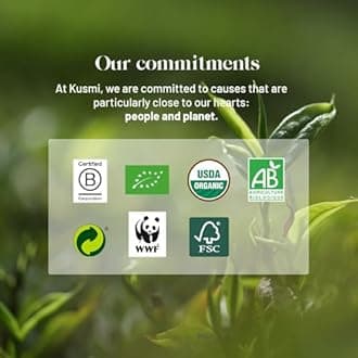 Kusmi Tea - BB Detox Bio - Organic Blend of Green Tea, Maté & Grapefruit-flavoured Plants - 20 Tea Bags