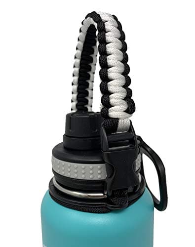 GALAXTEK Paracord Handle Compatible with Hydro Flask, Iron Flask, Simple Modern Summit, Secure Holder, for 12oz - 64oz Accessories