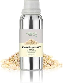 Young Chemist Frankincense Essential Oil - 250ml | Bulk Natural Oil for Continuous Benefits in Aromatherapy, Skin Health & Environmental Purification | Ideal for Wellness Centers, Beauty Clinics