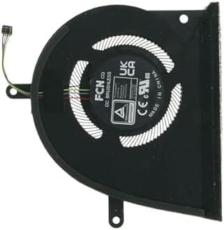 Replacement CPU Cooling Fan for Asus ROG GV601RM GV601RW GV601VU GV601VV GV601VI NR2203RM Fan DFS5K221051825, FPCF, 6033B0111201, 13NR0AP0T02011