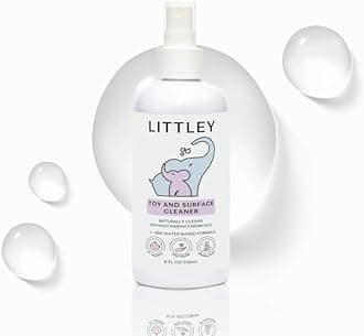Littley Toy & Surface Cleaner | 8 oz | Alcohol-Free HOCl Spray for Baby Toys & High-Touch Surfaces | Fragrance-Free Formula | Gentle Cleaning for Everyday Messes