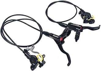 Zoom- HB-875 Hydraulic Disc Brake Front & Rear 750mm & 1400mm MTB BMX Set, Black