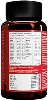 hk vitals Marine Collagen Supplements (Orange, 100g) | With Multivitamin Plus Women | Advanced Daily Multivitamin for Active Women, 30 Tablets | Combo Pack