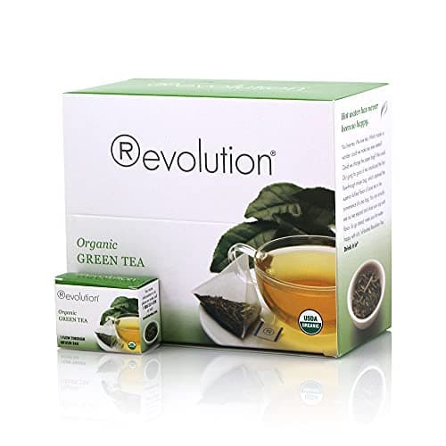 Revolution Tea - Mesh Infuser Full Leaf Tea - Organic Green Tea - 30 Bags