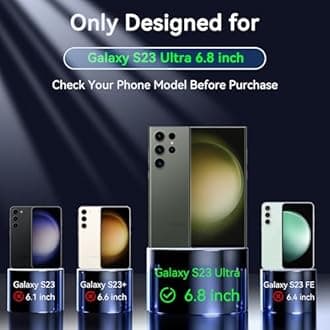 OWKEY for S23 Ultra Case 6.8'', Magnetic Samsung Galaxy S23 Ultra Case for Magsafe, [Shockproof Military] Translucent Back Slim Bumper Cover Phone Case Galaxy S23 Ultra Case, Blue