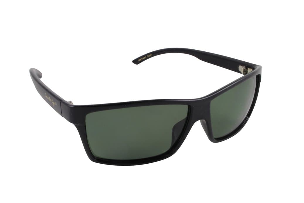 Capri Polarized, Shiny Black Frame with Grey Lens, Solid Grey