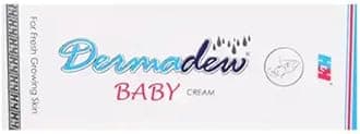Dermadew Baby Cream 80 GM with Almond Oil, Aloe Vera, Turmeric Oil and Vitamin E for Moisturizing