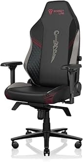 Secretlab Titan Evo Pyke Gaming Chair - Reclining - Ergonomic & Comfortable Computer Chair with 4D Armrests - Magnetic Head Pillow & 4-Way Lumbar Support - Black - Leatherette