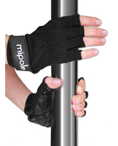 Dance Pole Dancing Gloves with Tack Strips for Gripping The Pole (Medium)