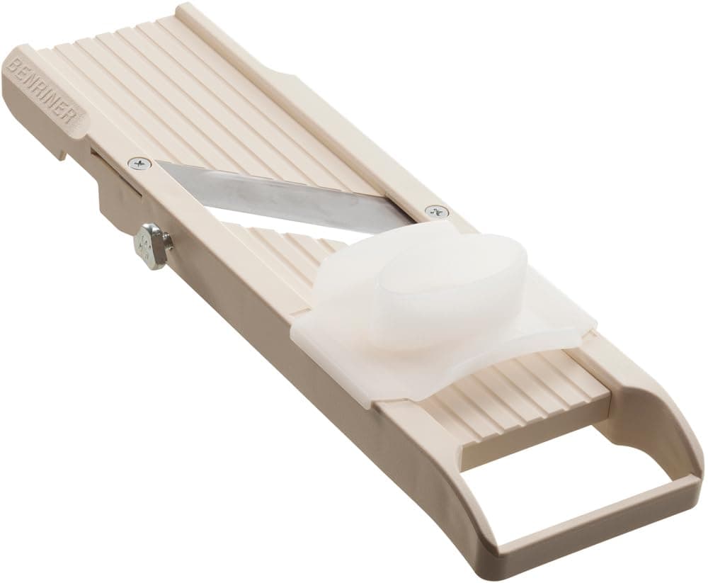 BN64B Mandolin Vegetable Slicer, ABS Plastic, White, 64W
