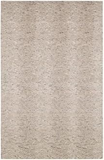 Mohawk Home 4' 10" Round Non Slip Grip Rug Pad 3/8" Thick Dual Surface Felt Cushion + Rubber Gripper - Safe for All Floors