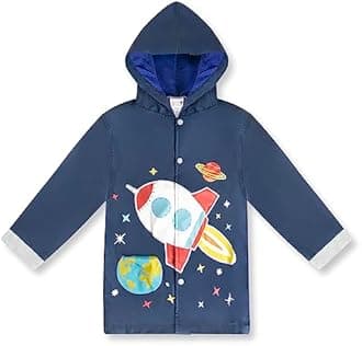 addie & tate girls Kids Umbrella and Raincoat Set for Boys Ages 3-7 Raincoat for boys (pack of 2)