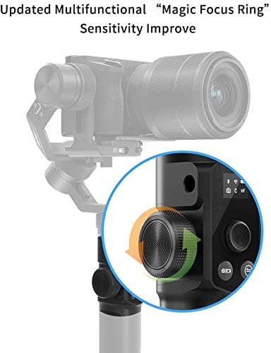 FeiyuTech G6 Max 3-Axis Handheld Gimbal Stabilizer (G6 Plus Upgrade Ver) for Mirrorless Camera Like Sony a7 w/Short Lens,Action Camera Gopro,Smart Phone iPhone 11 Pro Max 8,1.2Kg Payload,Splash Proof