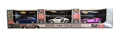 Msz Vroom Tech 1: 32 Exotic Car Collection 3 Pcs Set 8311