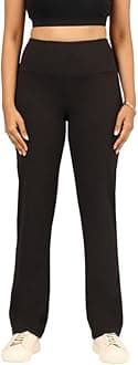 BlissClub Women High Rise Straight Pants