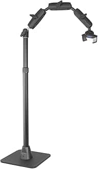 ARKON Mounts - Overhead Phone Mount - Versatile Solution for Artists, and Nail Art - Sturdy and Stable Design with 360-Degree Adjustability - Ideal for Video Recording, Vlogging, Cooking, and Drawing