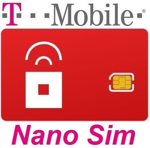 Red Pocket T-Mobile Compatible Nano SIM - Fits iPhone 5/5s/5c/6/6+