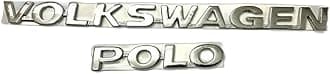 Car Name Emblem Monogram Logo Sign Badge Decals Sticker Chrome Plastic for (Volkswagen Polo)
