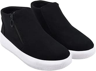 Women's Stylish Suede Casual Boot Sneakers | Ankle Length Slip-On Booot with Side Zipper & Comfortable Slip-Resistant Sole