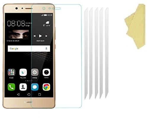 TeKKno® 5x Clear Plastic PET LCD Screen Protector Cover Guards for Huawei P10 Lite