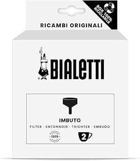 Bialetti Spare Parts, Includes 1 Funnel Filter, Compatible with Brikka 2 cups