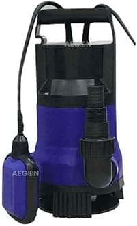- Aegon ASP750 1HP 750W Submersible Sewage Pump with Float Switch | IPX8 Waterproof | 12000 LPH High Flow | Drainage & Waste Water Pump