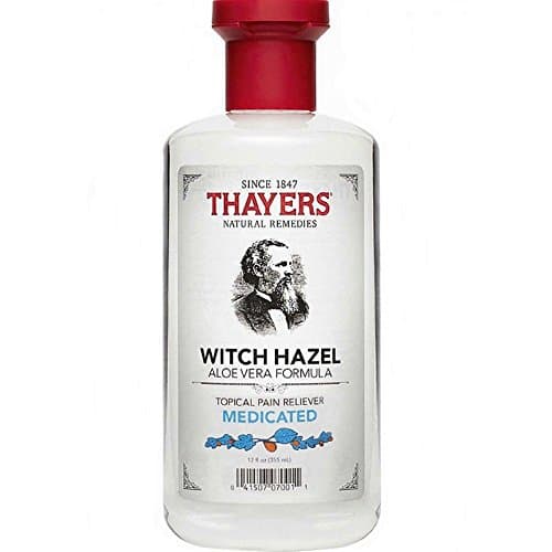 Thayers Witch Hazel Aloe Vera Formula, Medicated 12 oz ( Pack of 3)