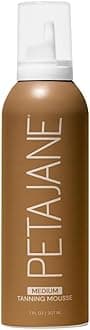 Medium Tanning Mousse 7oz - Made in the USA - Streak-Free, Fast-Absorbing, Lightweight, Vegan, Sunless Tanner for All Skin Types
