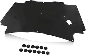LQI Hood Insulation Pad with Clips Compatible with Dodge Ram 1500 2002-2008 Gas Only, Not for Diesel Black