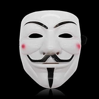 Halloween Cosplay Anonymous V for Vendetta Mask for Costume Party Favor Decoration