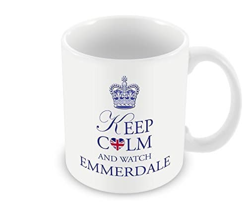 Keep Calm Mug - and Watch Emmerdale