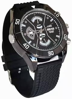 Wearable Wrist Watch 4K, Audio Video Recorder, Wired Security Camera Inbuilt 32GB Card