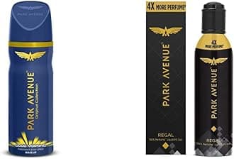 Park Avenue Good Morning Body Deodorant For Men, 100G And Regal Premium Perfume For Men, 150Ml - Spray