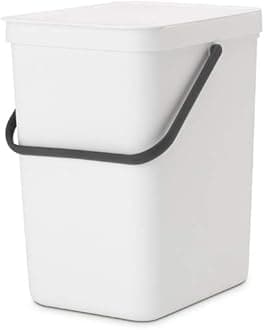 Brabantia Waste Bin, 25 Litre, White