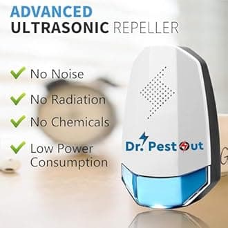 Ultrasonic Pest Repellent Machine to Repel Lizard, Rat, Cockroach, Mosquito, Home Pest & Rodent Repelling Aid for Reject Ants for Reject Insect Mosquito Killer Machine Lizard (Pack of 02)