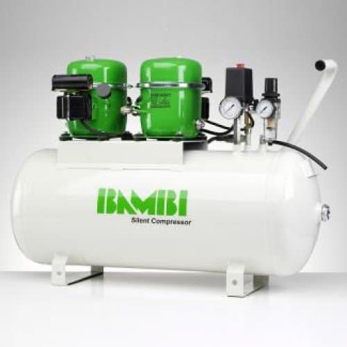 Bambi BB50D Compressor - Silent Air - Budget Range (50 litres, 1 HP)