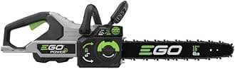 EGO Power+ CS1611 16-Inch 56V Lithium-Ion Cordless Chainsaw, Battery and Charger Included, Black