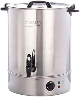 Burco 30 Litre Cygnet Water Boiler, Manual Fill, MFCT1030, 9 heat Settings, Easy Clean, Safety Cut Out, 100 Cups