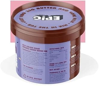 EPIC SNAX CO American Style Fun Fetti Cookie Dough Mix Colourful Fun & Sweet Vegan Friendly Cookie Dough 125 g (Pack of 1)