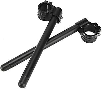 Fork Clip-ons Handle Bars CNC Riser Regular Handlebar for 1969-1982 Suzuki Yamaha (50mm)
