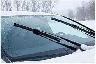Auto Hub Car Wiper Blade Compatible with Hyundai Alcazar, Windshield Car Wiper Blades Alcazar - Set of 2Pc (D-24,P-18)