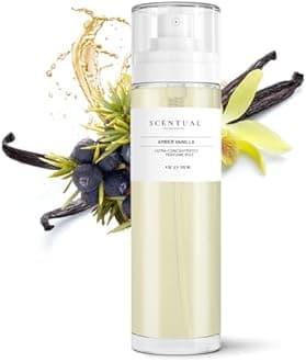 Ultra-Concentrated Hair & Body Perfume Mist, Long Lasting Women's Fragrance, Gourmand Perfumes for Women, Vegan and Cruelty Free (Amber Vanilla)