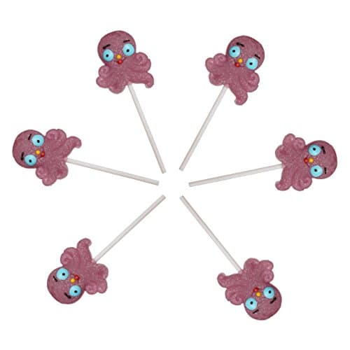 Purple Octopus Lollipop Large Candy Kosher (6 pack)