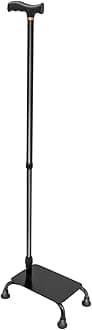 Stair Climbing Assist Cane, Adjustable Walking Cane, Elderly Mobility Aid - 33.46-41.34 Inch 2-in-1 Design, Heavy-Duty 330 Lbs Capacity, Aluminum Alloy & Iron for Stairs/Arthritis/Recovery