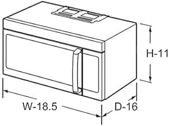 Glassiano Microwave Oven Cover for IFB 20 Litre Convection 20SC2, Metallic Silver