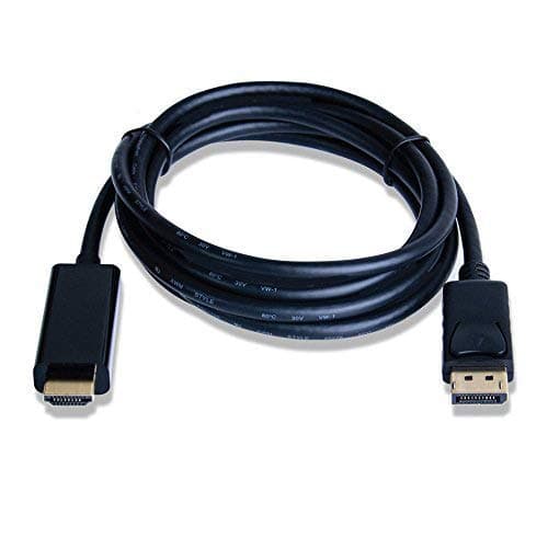 DisplayPort to HDMI 2.0b HDR 6ft Active Cable, 4K@60Hz, UPTab DP 1.4 to HDMI 6 Feet, DP to HDMI, Compatible with, Surface Pro/Dock, Monitor, TV, Projectors and More