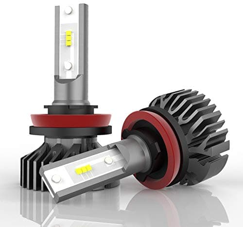 2pcs H11/H9/H8 LED Headlight Bulbs Conversion Kit,Extremely Bright Low Beam/Fog Light Led Bulbs,12x CSP Chips 6000K,DOT Approved- White(1 Year Warranty) …
