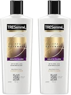 Hair Fall Defence, Fresh Conditioner, 190 Millilitre, For Longer, Stronger Hair, With Keratin Protein, Deep Conditions Damaged Hair, For Men & Women (Pack Of 2)