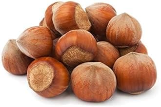 Natural Food Raw Hazelnuts in Shell from Poland – Raw – Fresh – Vegan – Natural – Untreated – Premium – for Muesli, Desserts or Salads – Package: carton – 2 kg